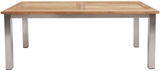 Gartentisch Classic / Classic SS Extension , Echtholz , Grau, Holzfarben , 200 x 77 x 100 cm