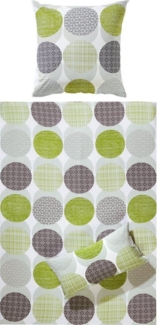 REDBEST Bettwäsche Bettwäsche, Seersucker, Kreise