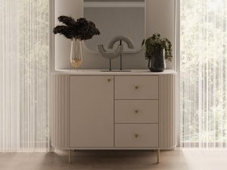 Compleo Kommode mit Schubladen, japandi eiche cremona, Perfekt für den Flur ZANTO