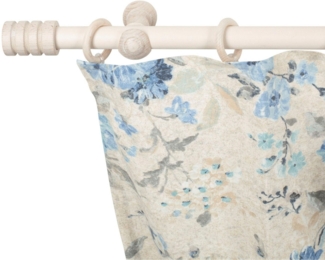 SN DECO GROUP Gardinenstange Pisa, 1-läufig, Fixmaß, mit Bohren, verschraubt, Holzwerkstoff