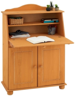 IDIMEX Sekretär DAVID, Sekretär Schreibtisch Schreibsekretär Landhausstil Schreibkommode mit