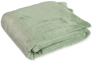 Wohndecke Flanell und Sherpa, KiNZLER, Oberseite weicher Flanell und Rückseite wärmendes Sherpa