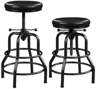 Yaheetech Barhocker, Vintage Höhenverstellbarer Barstuhl 54,5 – 71,5 cm