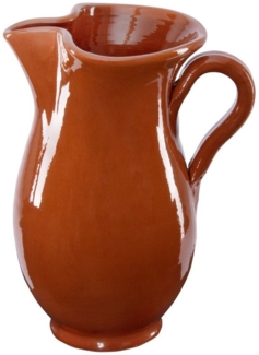 Pitcher Glasiert 2L Mediterran Unikat Handarbeit Wein-Karaffe Sangria Kanne Antike/Vintage Wikinger