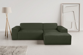WERK2 Ecksofa Zeus-L modern und zeitlos, Breite 253cm, bequemes Sofa, Curvy Trend Ecksofa mit urbaner Optik