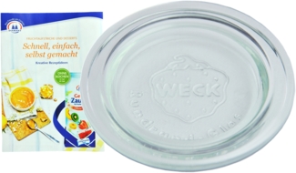 Weck Glasdeckel 100mm incl. Gelierzauber Rezeptheft von Diamantzucker