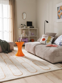 benuta Teppich Marta, rechteckig, Höhe: 6 mm, Kunstfaser, Berber, Ethno-Style, Wohnzimmer