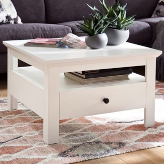 Trendteam 'Baxter' Couchtisch, Holz weiß, 70 x 45 x 70 cm
