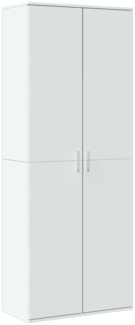 vidaXL Highboard Weiß 70x35x180 cm Holzwerkstoff 3276658