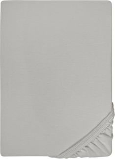 biberna Feinjersey-Spannbetttuch 0077144, sturmgrau, 1x 140x200 cm - 160x200 cm