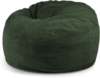Schaumstoffsitzsack ‘OM 110‘, Bezugstoff - Waves, 100% Polyester, Forest, 75x110x110 cm.