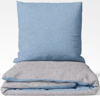 SETEX Wendebettwäsche Feinbiber, Biber, 2 teilig, mit Wendefunktion