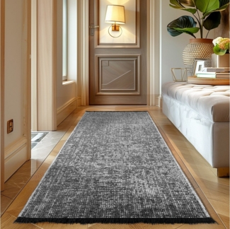 Carpettex Veloursteppich Boho Design, Läufer, Höhe: 7 mm, Baumwolle, Waschbarer Teppich, Boho-Stil, Wohnzimmer, Schlafzimmer