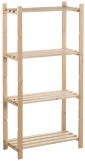 Astigarraga Kit Line Mehrzweckregal Vorratsregal "Natura" mit 4 oder 5 Etagen, Vollholz, Standregal
