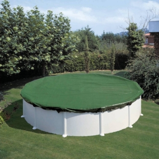 SUMMER FUN Pool-Abdeckplane Abdeckplane für 500cm Rund Pools und Schwimmbecken (Komplett-Set), Spannseil