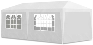 vidaXL Partyzelt 3x6 m Weiß 90336