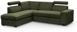 Beautysofa Ecksofa Roma Die Lieferung beinhaltet die Lieferung in die Wohnung, 250 cm breite L-Form Polsterecke, mit Schlaffunkton