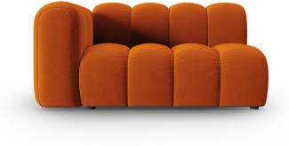 Micadoni Modulares Sofa Lupine 2-Sitzer Links Samtstoff Terrakotta