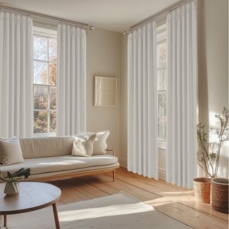 Deconovo Verdunkelungsvorhang Gardinen mit Kräuselband Blickdicht Vorhänge Wohnzimmer 4er Set, Vorhang Verdunkelung Vorhänge Kälteschutz Schlafzimmer Thermovorhang