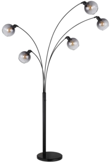 GLOBO LIGHTING Stehlampe SEYMOUR, ohne Leuchtmittel, Stehleuchte, Glas, Design Leuchte, Wohnzimmer