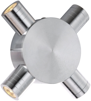 Wandlampe aus gebürstetem Aluminium inkl. 4 LEDs GORDON