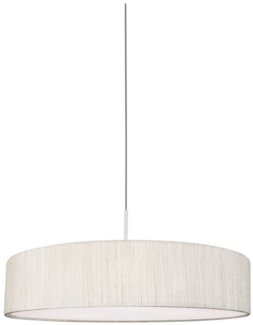 Licht-Erlebnisse Pendelleuchte SELINA, ohne Leuchtmittel, Hängelampe Modern Weiß Metall Papier E27 wohnlich Esszimmer