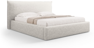 Micadoni Bett Kaelle Chenille Helles Beige 140x200