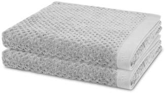 Ross Harmony 2 tlg. Frottier-Set - 2 X Duschtuch (70 X 140cm) - 520 - Kiesel