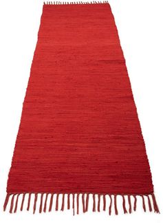 carpetfine Teppich Kelim Chindi uni, auch als Läufer, rechteckig, Höhe: 5 mm, Wendeteppich, reine Baumwolle, handgewebt, Uni-Farben, mit Fransen