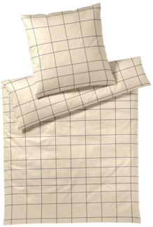Elegante Bettwäsche Cross, Mako-Satin, 2 teilig, angenehmes Hautgefühl
