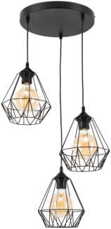 Eltap Bendinni, 44x44x110cm hängend 3 schwarz