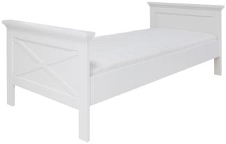 Kidsmill Savigno Bett Weiß mit Kreuz 90 x 200 cm W