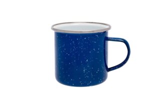 Origin Outdoors Emaille Tasse, 360 ml, blau