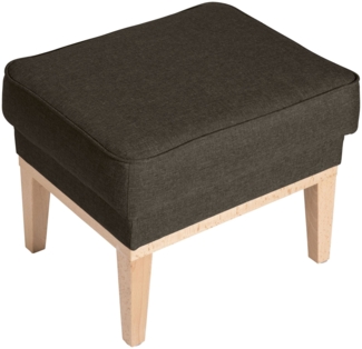 Hocker Kagami Bezug Flachgewebe Buche natur / braun 21146