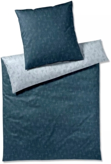 JOOP! Comfort Satin Bettwäsche Cornflower Glam 4114-2 navy 135x200