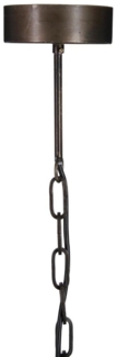 Doppel-Deckenleuchte - Metall, Glas 103 x 25 x 193 cm, Atmosphera Créateur d'intérieur