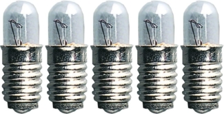 STAR TRADING LED Dekolicht Spare Bulb, Ersatzbirnen für Lichterbögen, E5, 0,6W, 1lm, dimmbar, 5er-Pack, warmw