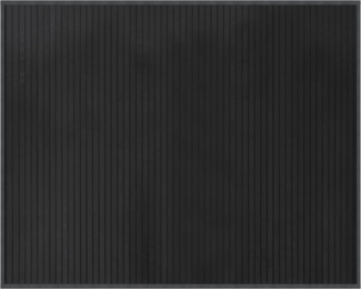 vidaXL Teppich Rechteckig Grau 80x100 cm Bambus 376904