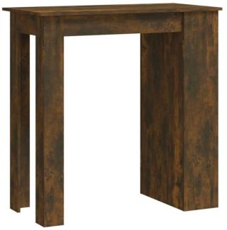 vidaXL Bartisch mit Regal Räuchereiche 102x50x103,5cm Holzwerkstoff 812966