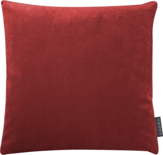 Magma Heimtex Kissenhülle Kissenbezug Samt Uni - ca. 40 x 40 cm, (1 Stück), Zweifarbig samtweich kuschelig Dekokissenhülle