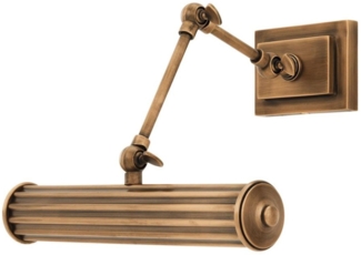 Casa Padrino Luxus Wandleuchte Antik Messing 30 x 34 x H. 21 cm - Hotel Möbel