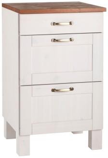 Home affaire Unterschrank Alby Breite 50 cm, 3 Schubladen