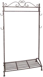 Garderobe Stange - antikbraun 162cm  (95262)