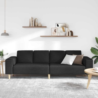 vidaXL Sofa Set, Stoff schwarz