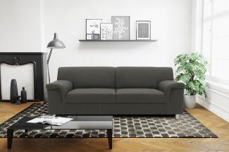 DOMO. collection Sofa 2er Couch, Garnitur 2 Sitzer, Schlamm, 190 x 80 x 72 cm