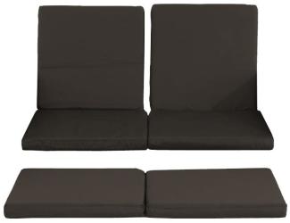 3er-Set Kissenbezüge Sofa Ancona, anthrazit