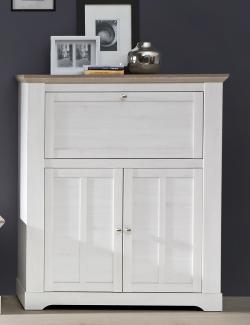 Highboard >Indianapolis< in Schneeeiche - 115,3x136,1x44,3cm (BxHxT)