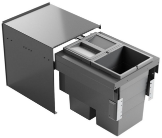 HAILO 3608601 AS Cargo Aqua 600 13/13/D mit 26 Liter Volumen für 60 cm Schrankbreite / Abfalltrennsystem