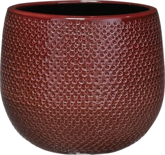 Mica Decorations Topf Gabriel ceramic 14 x 16 cm bordeaux