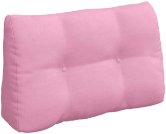 vidaXL Rücken Kissen Rosa 80 x 24 x 50 cm Stoff 42014427